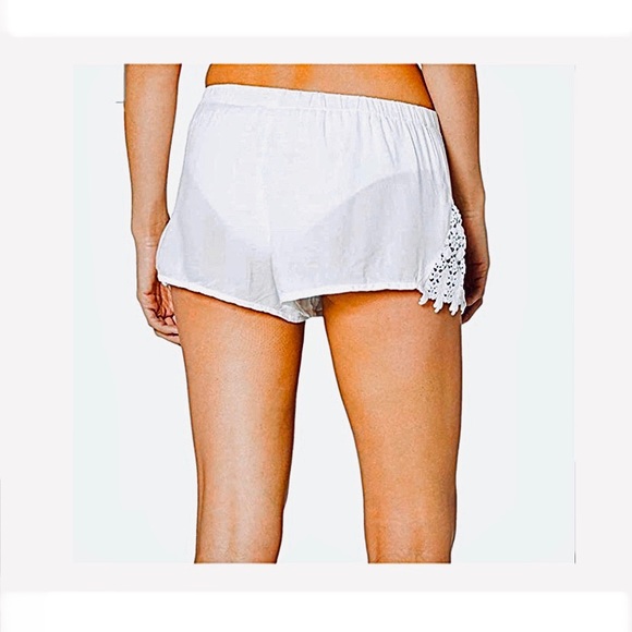 Volcom Crochet Inset Beach Shorts - Picture 2 of 4